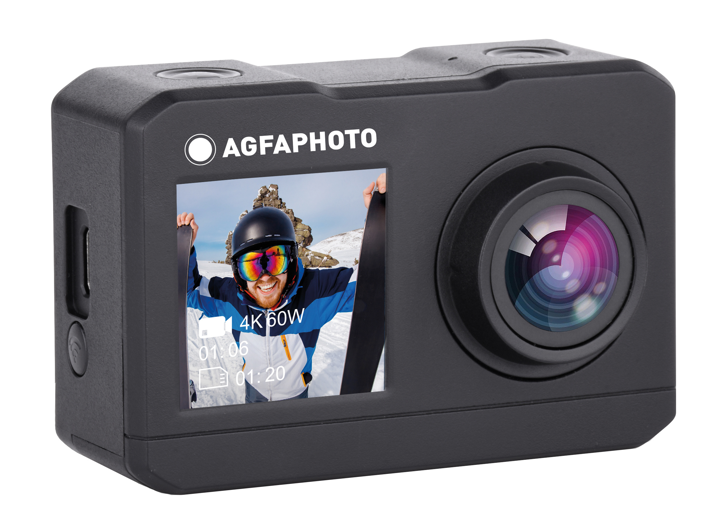 AgfaPhoto AC9000 caméra pour sports d'action 12 MP 4K Ultra HD Wifi 49 g - vue 1
