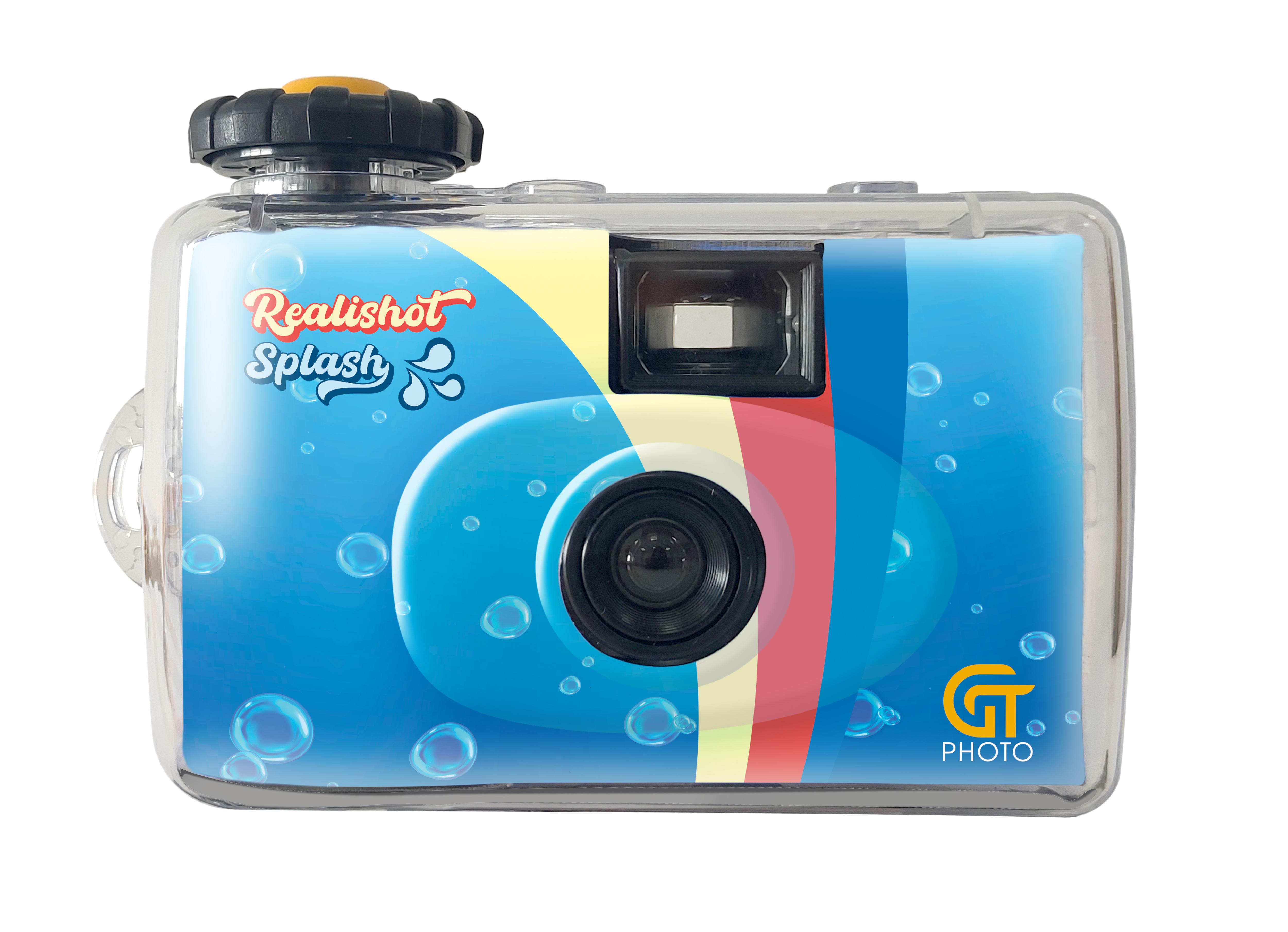 GT Photo GT27WP Realishot Splash Appareil Photo Jetable Étanche 35mm 27 Photos 4K Ultra HD Utilisation Sous 'Eau et en Extérieur Couleur Neuf - vue 2