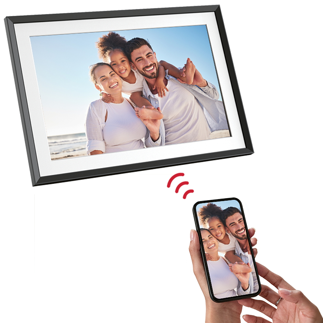Cadre Photo Numérique AgfaPhoto APF1000WIFI – Écran Tactile 10" Wifi - vue 4