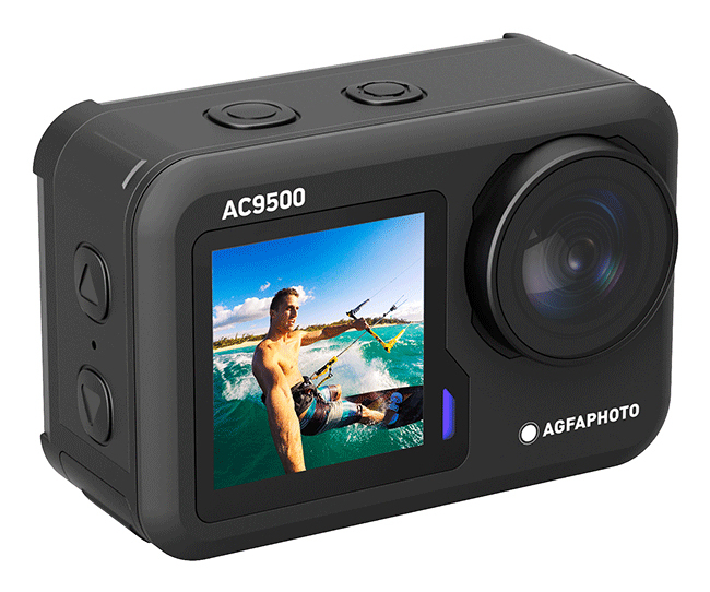 Camera sport Agfaphoto realimove ac9500 bodycam waterproof - vue 1