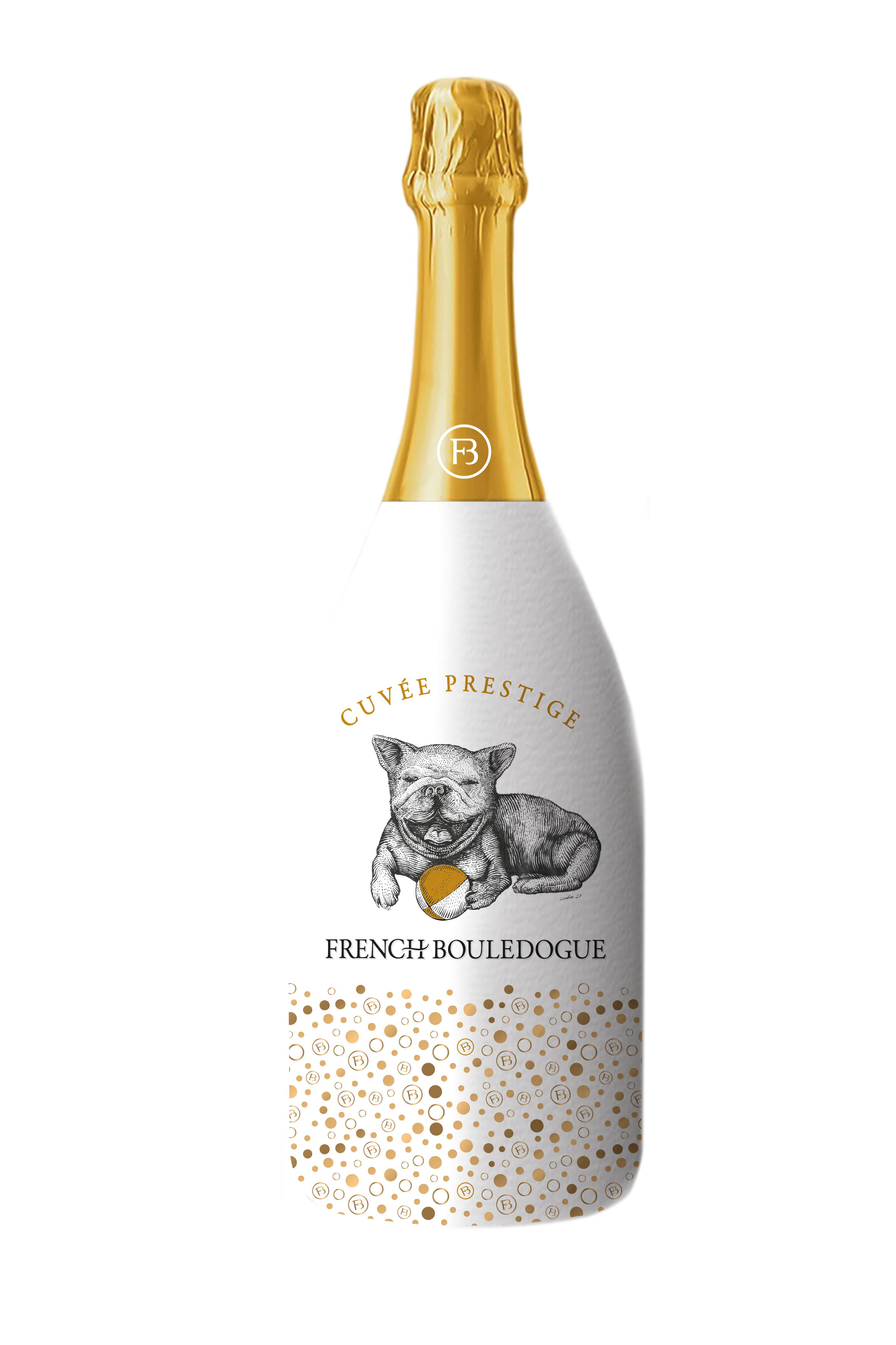 Blanquette de Limoux AOP French Bouledogue Cuvée Prestige - Brut Blanc de Blancs, 2021 - 75 cl