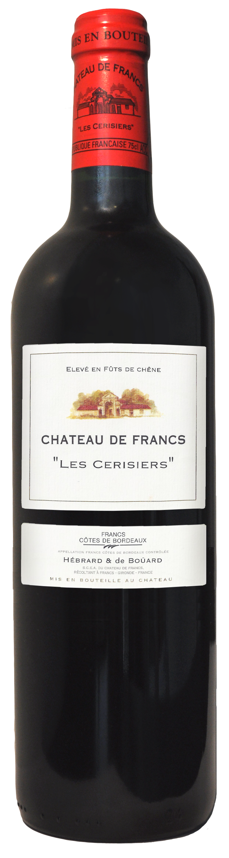 Château de Francs Les Cerisiers, 2021 - Francs Côtes de Bordeaux AOP - Rouge - 75 cl
