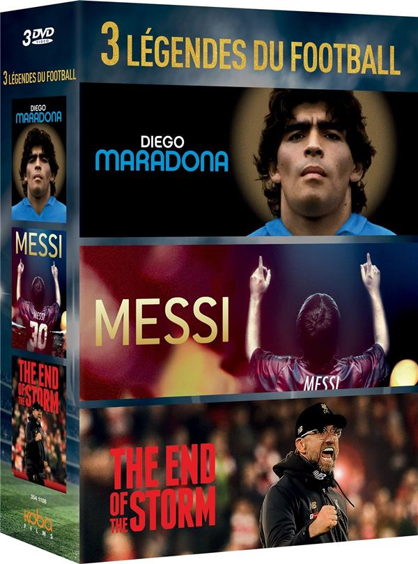 3 légendes du football : Messi + The end of the storm + Maradona
