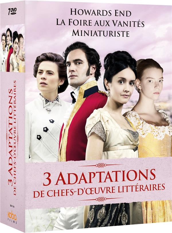 3 adaptations de chefs-d'oeuvre littéraires : La Foire aux vanités + Miniaturiste + Howards End