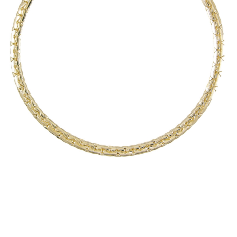 Collier En Or 18 Carats (750/1000) Ras Du Cou - État Neuf Sans Emballage