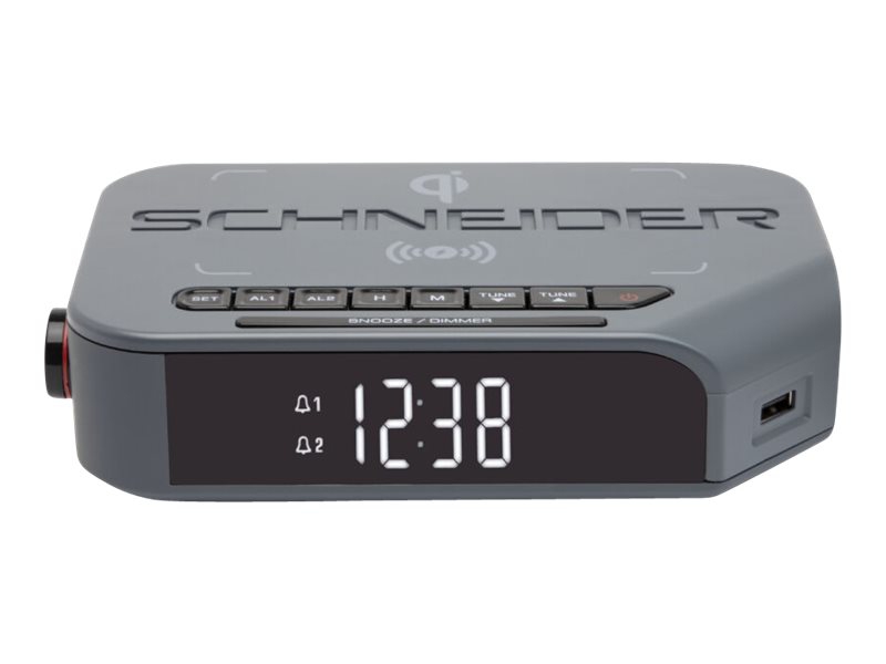 Radio-réveil avec recharge sans fil GMSC310ACLQIGRY