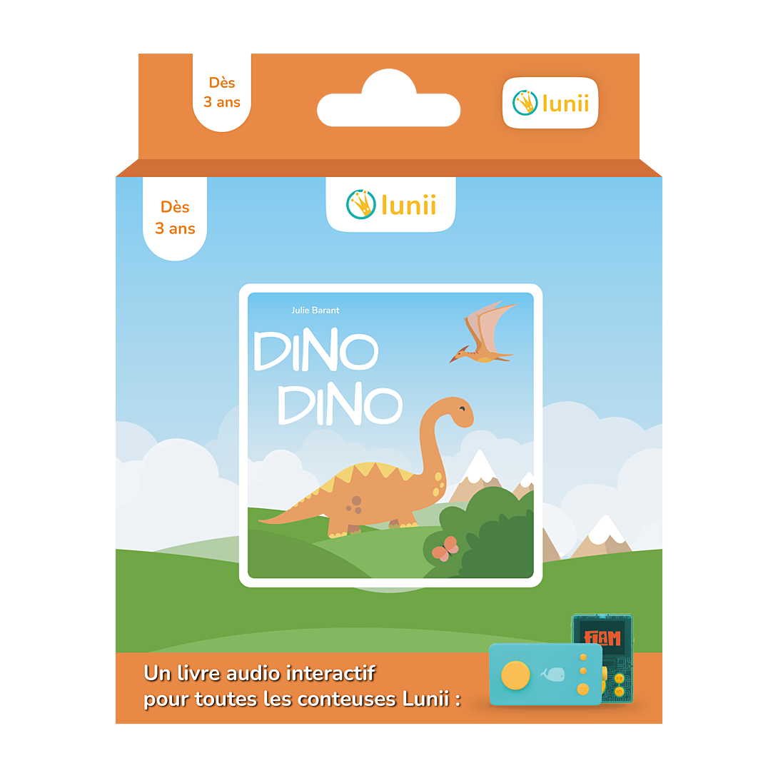 Livre audio interactif Lunii pour Ma Fabrique à Histoires Dino Dino - vue 2