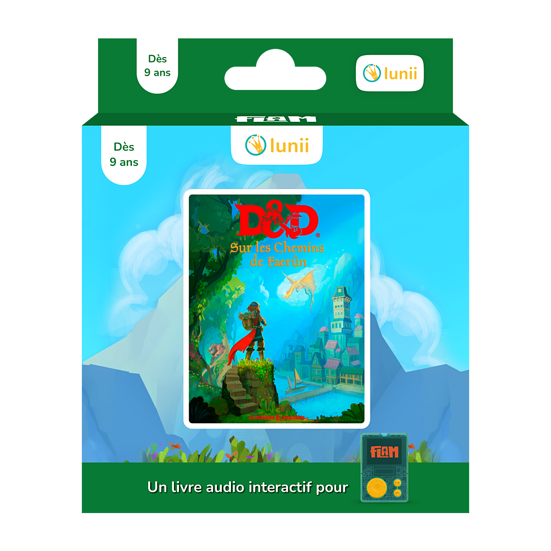 Coffret livre audio Lunii FLAM Donjons et Dragons - vue 2