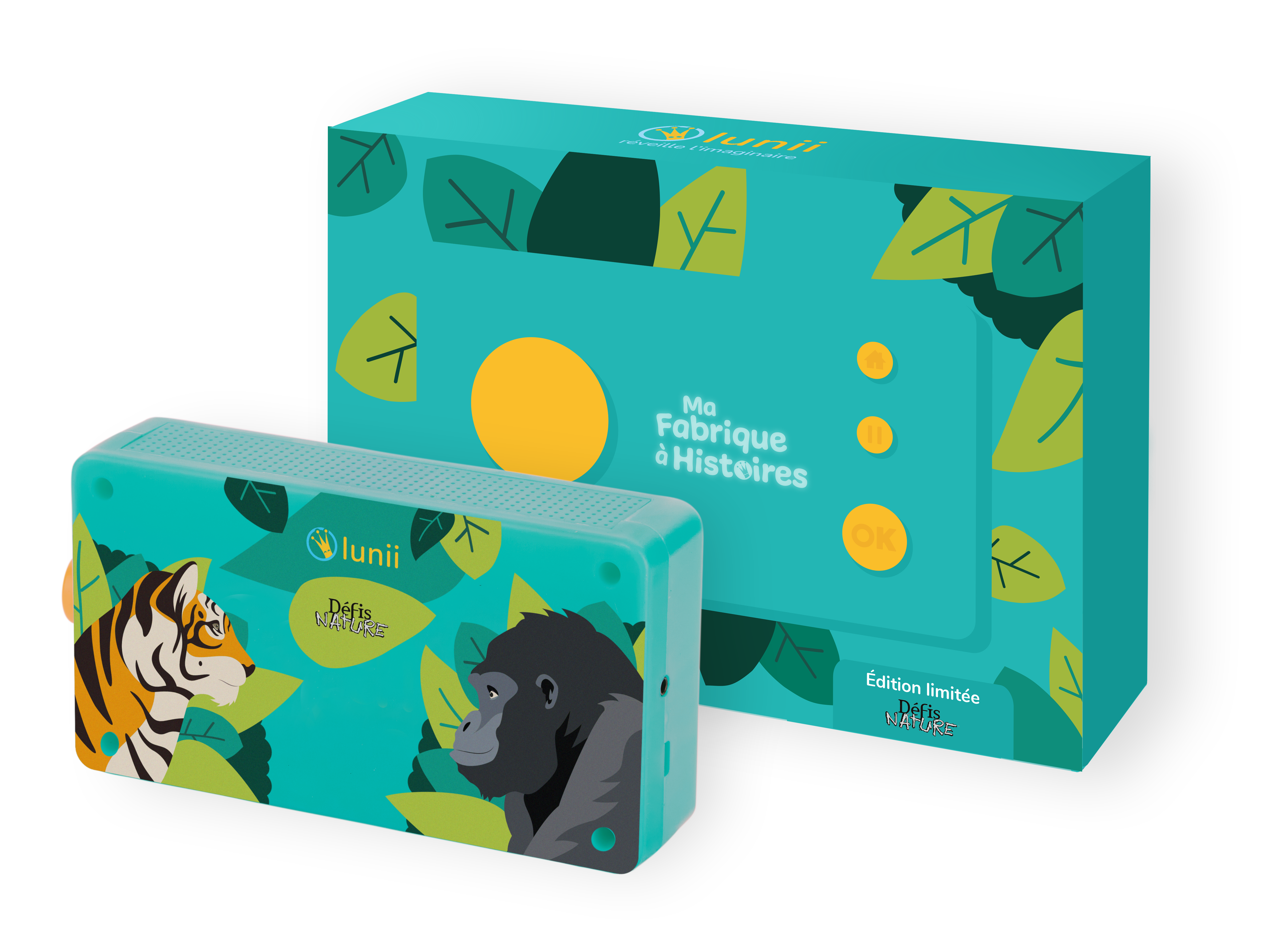 Lunii – Ma Fabrique à Histoires - Défis Nature - Conteuse interactive pour enfants dès 3 ans