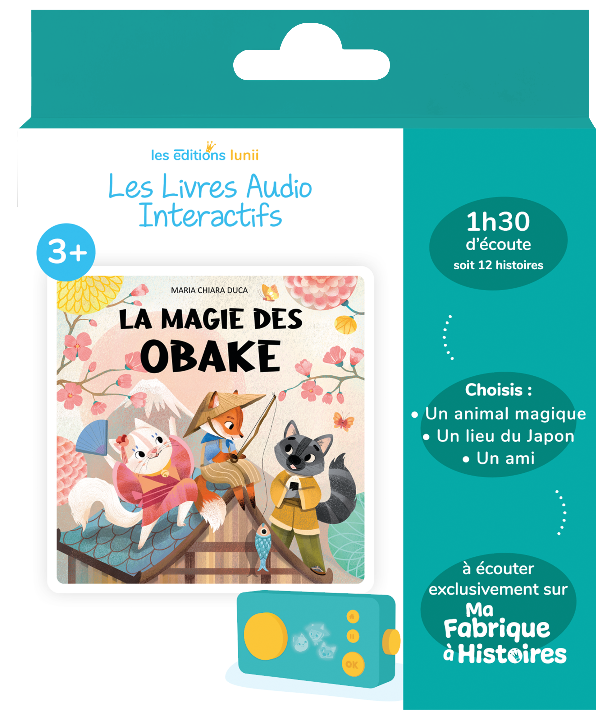 Livre audio interactif Lunii pour Ma Fabrique à Histoires La Magie des Obake - vue 3