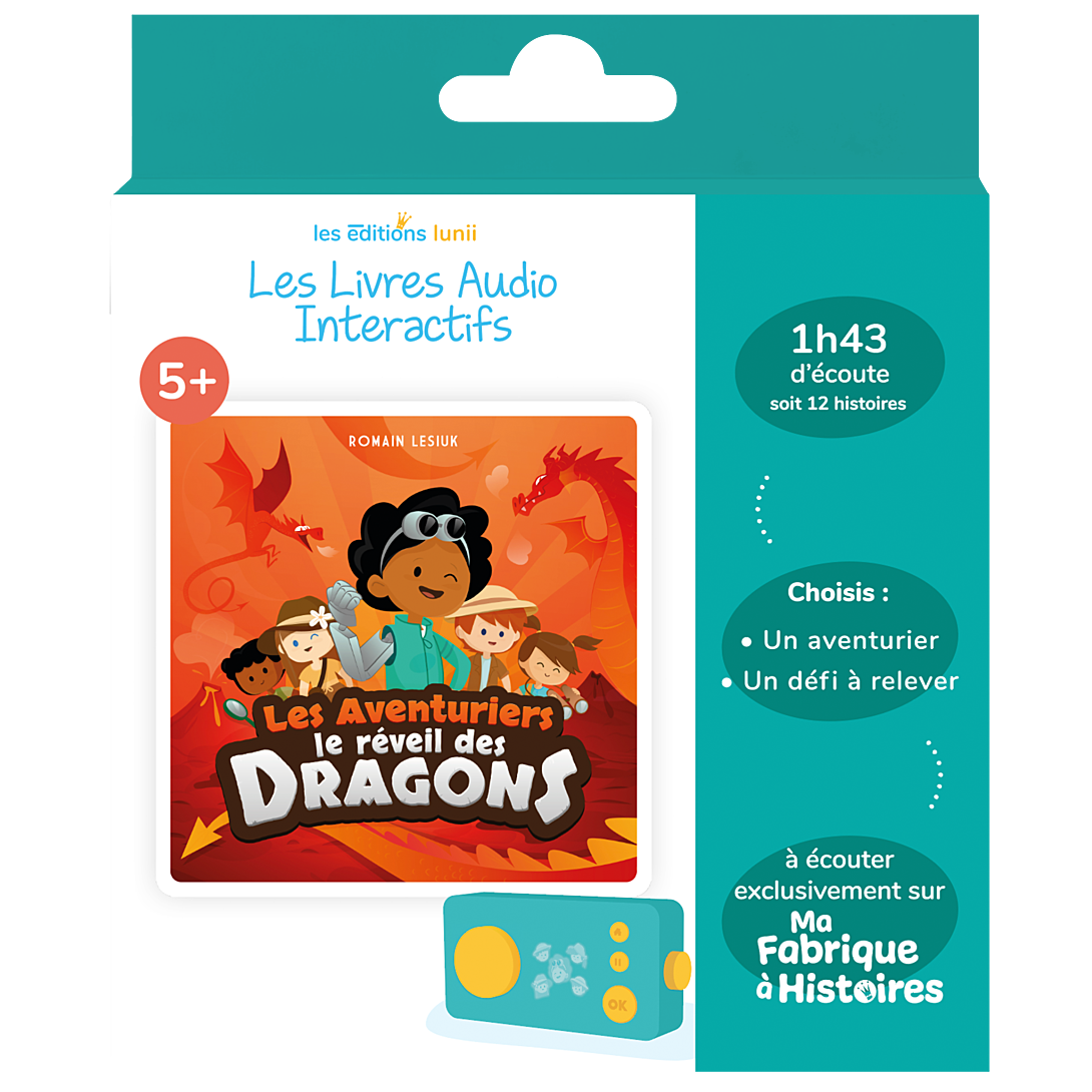 Livre audio interactif Lunii pour Ma Fabrique à Histoires Le Réveil des dragons - vue 3