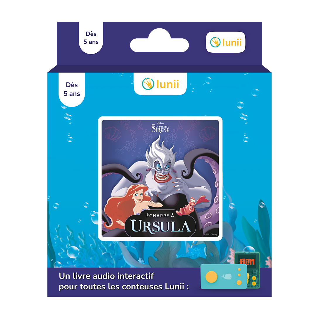 Livre audio interactif Lunii pour Ma Fabrique à Histoires Défi vilain Échappe à Ursula! - vue 3