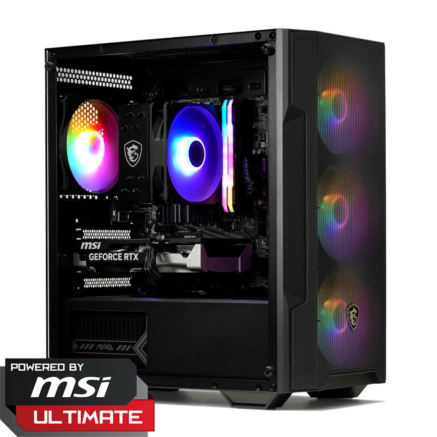 PC Fixe Gaming MSI FORGE M100A / AMD Ryzen 5 5500 / 16 Go RAM / 1 To SSD / RTX 5060