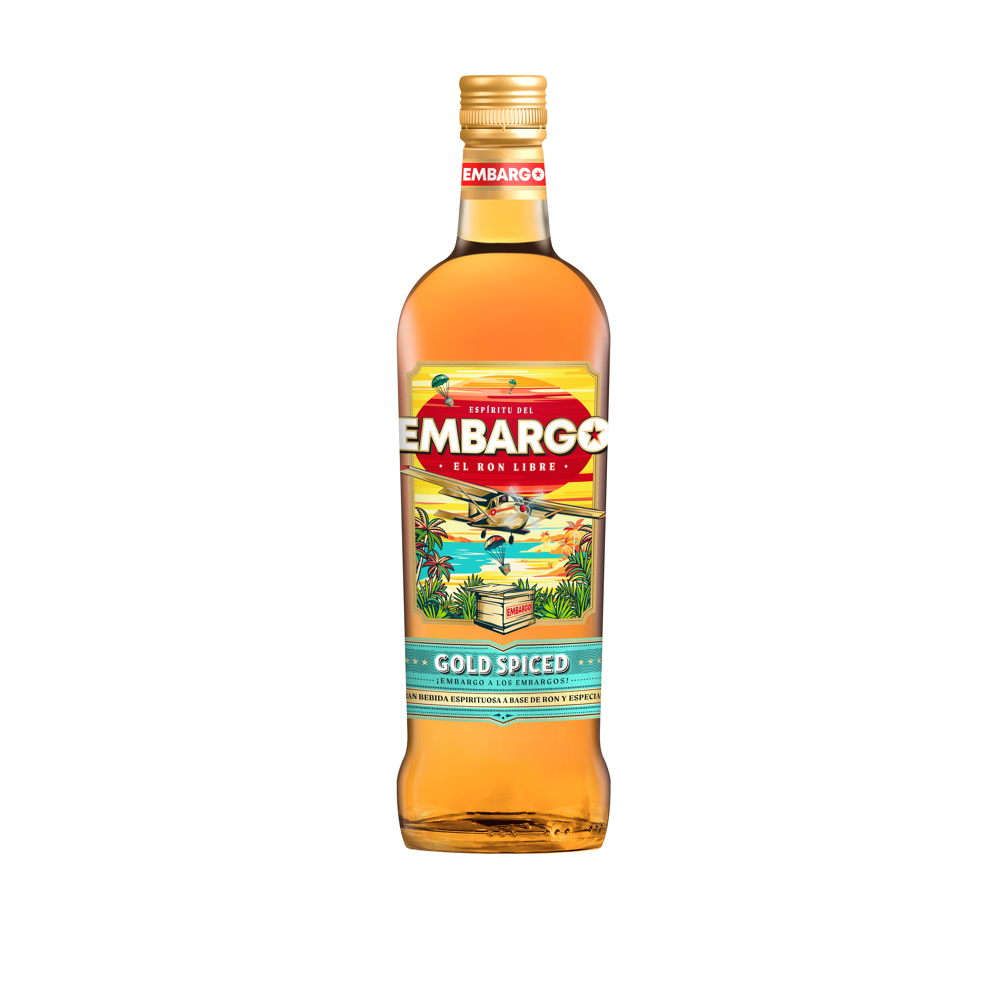 Rhum Embargo Gold Spiced - France, 35 % vol. - 70 cl