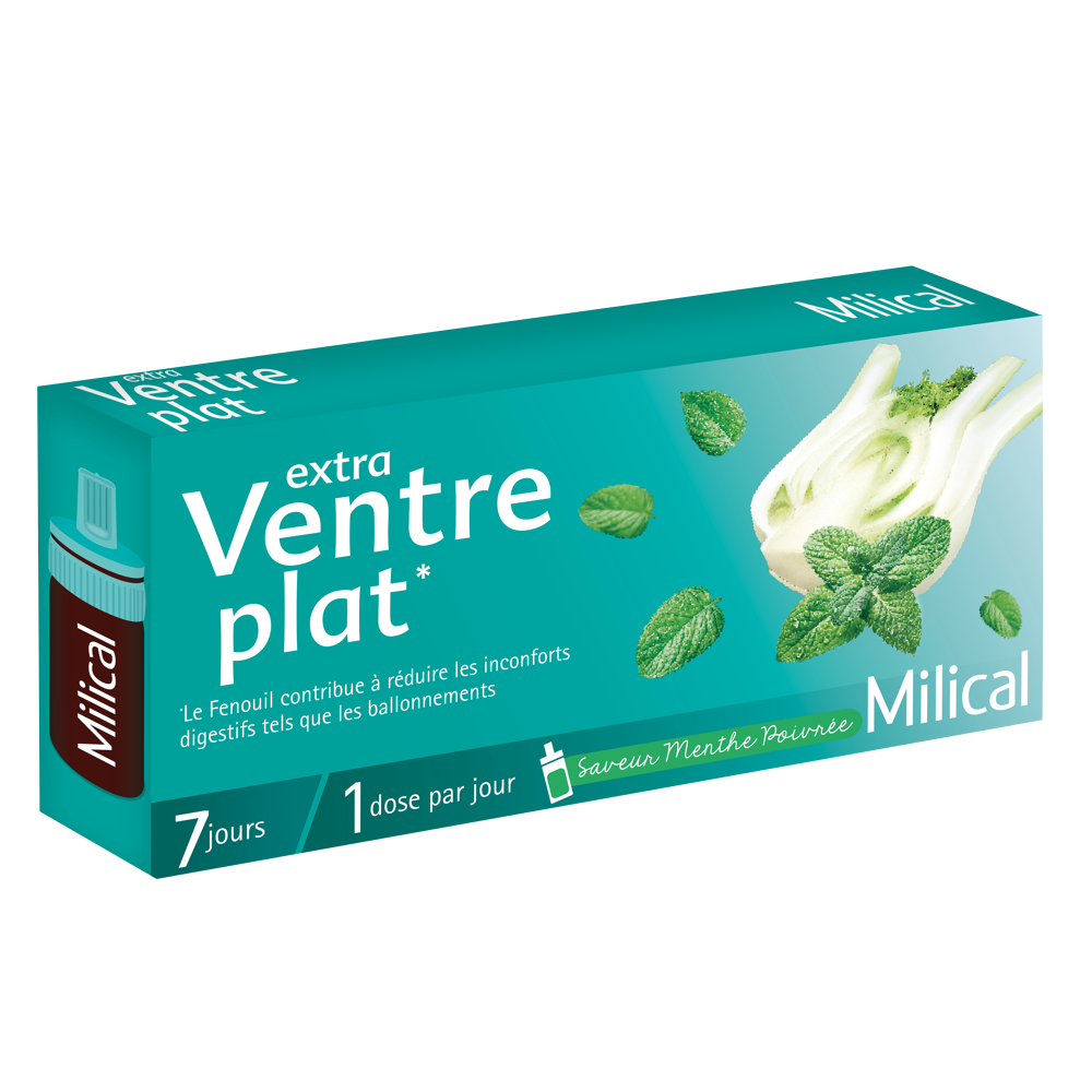 Extra Ventre Plat 7 jours - 1 Dose par Jour