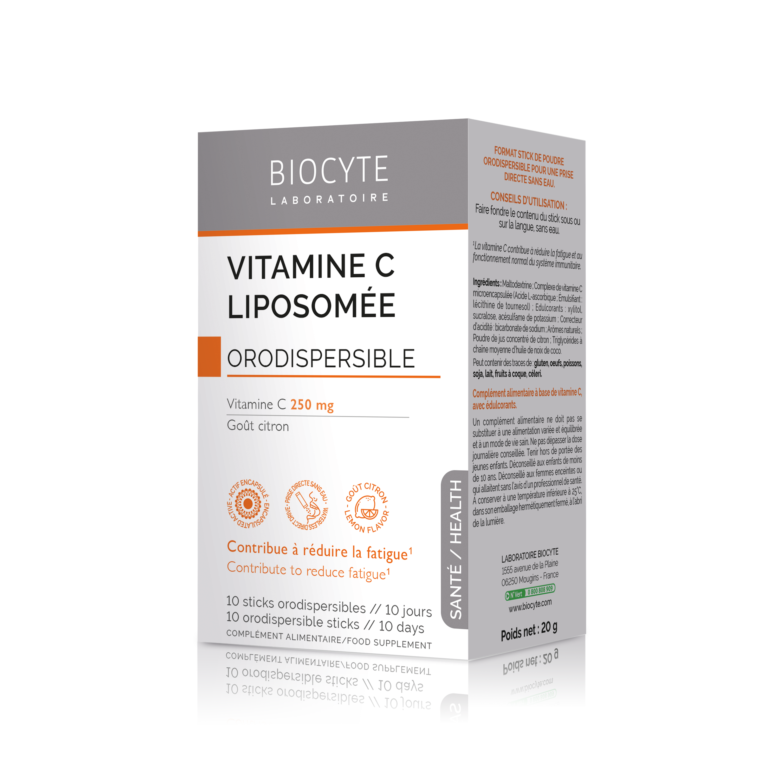 Vitamine C liposomale x10 sticks