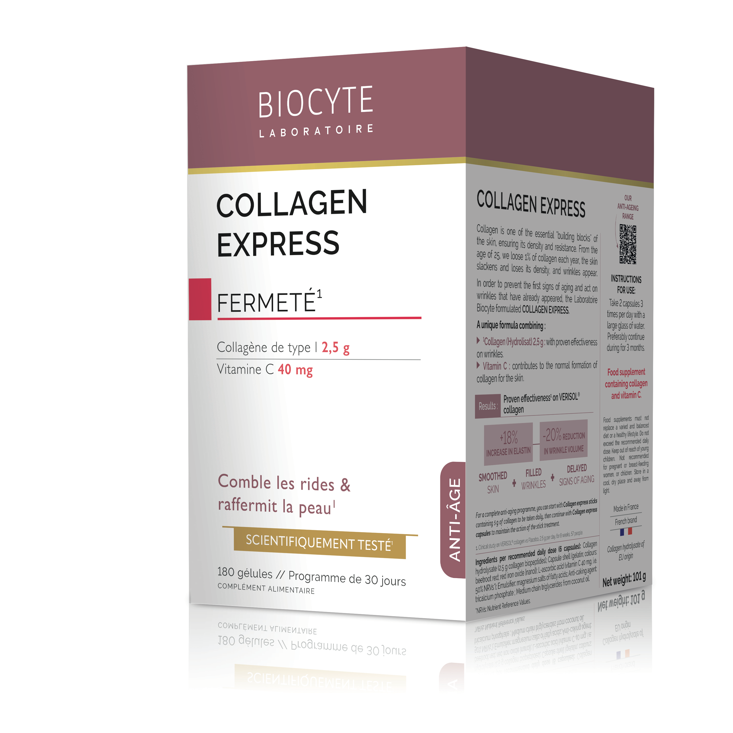 Collagen express anti-âge 180 gélules