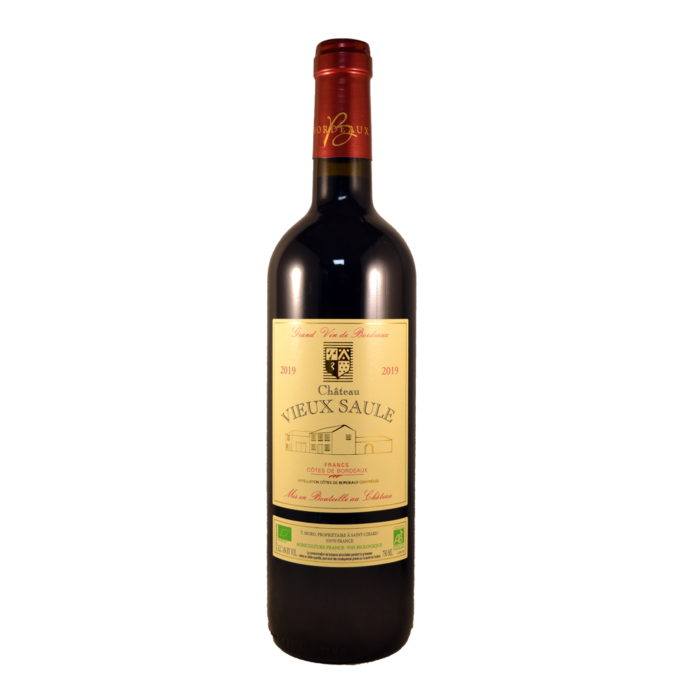 Château Vieux Saule BIO, 2019 - Côtes de Francs AOP - Rouge - 75 cl