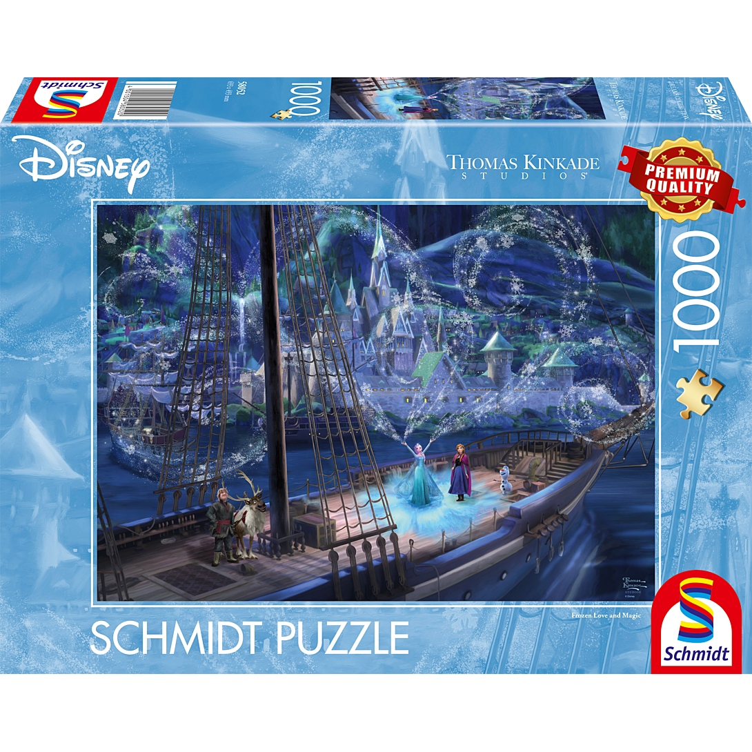 Puzzle Disney Kinkade Frozen Love and Magic 1000 pcs