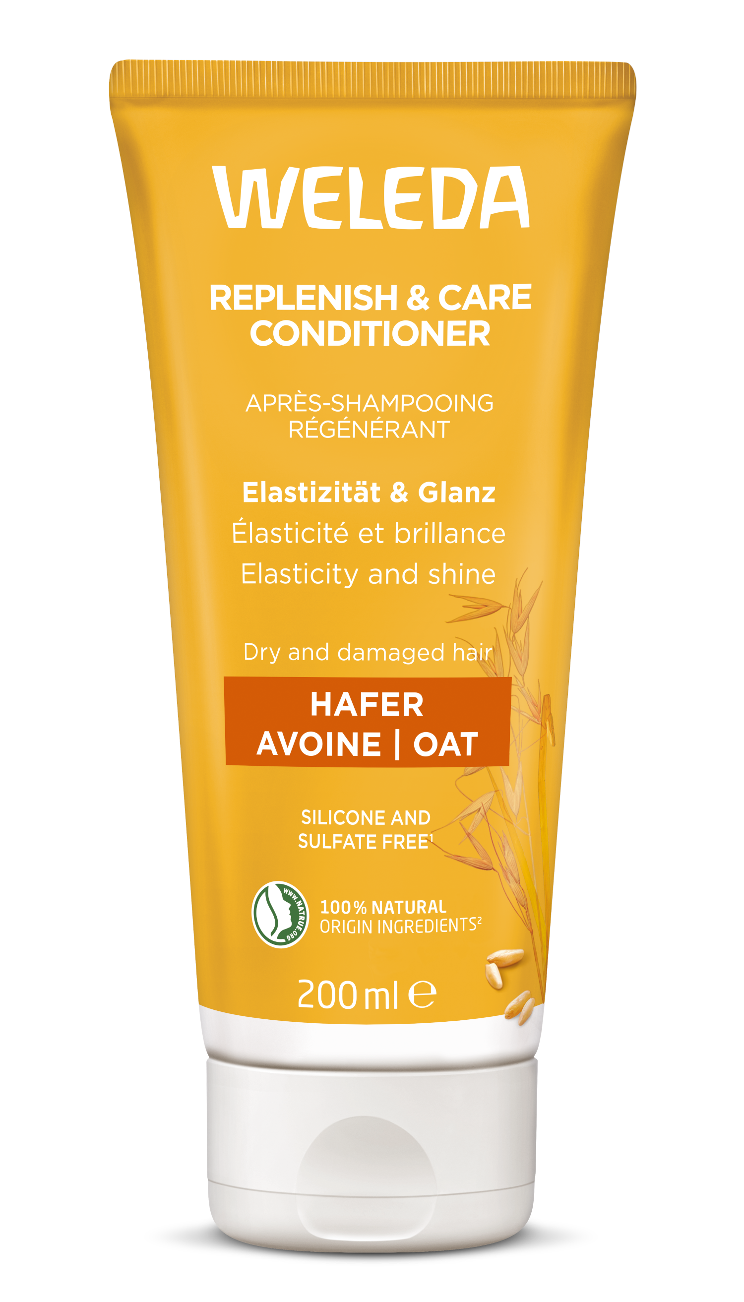 Après shampoing Régénérant À 'avoine Weleda 'après shampoing De 200ml - vue 2