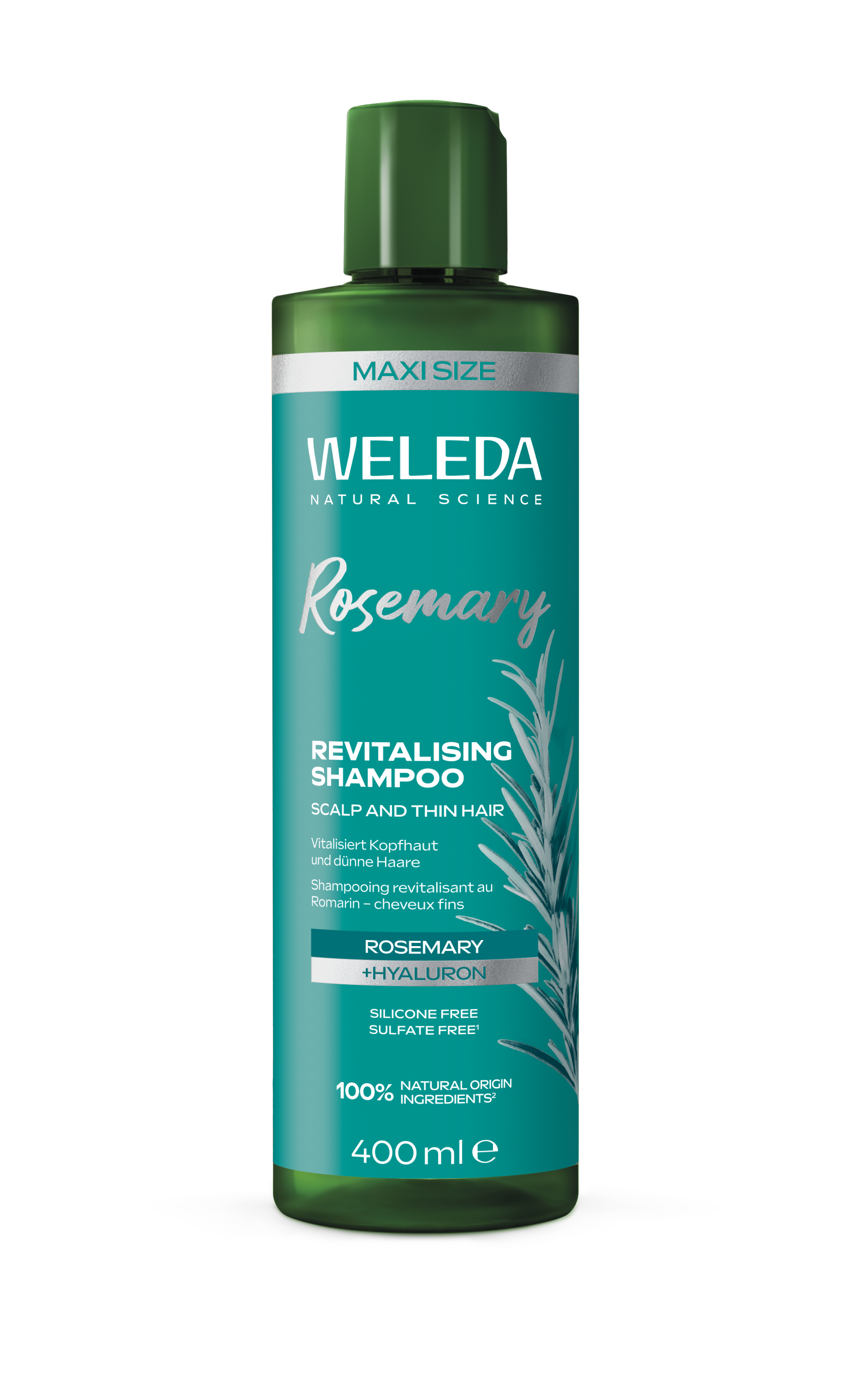 Weleda Shampooing revitalisant au Romarin 400 ml