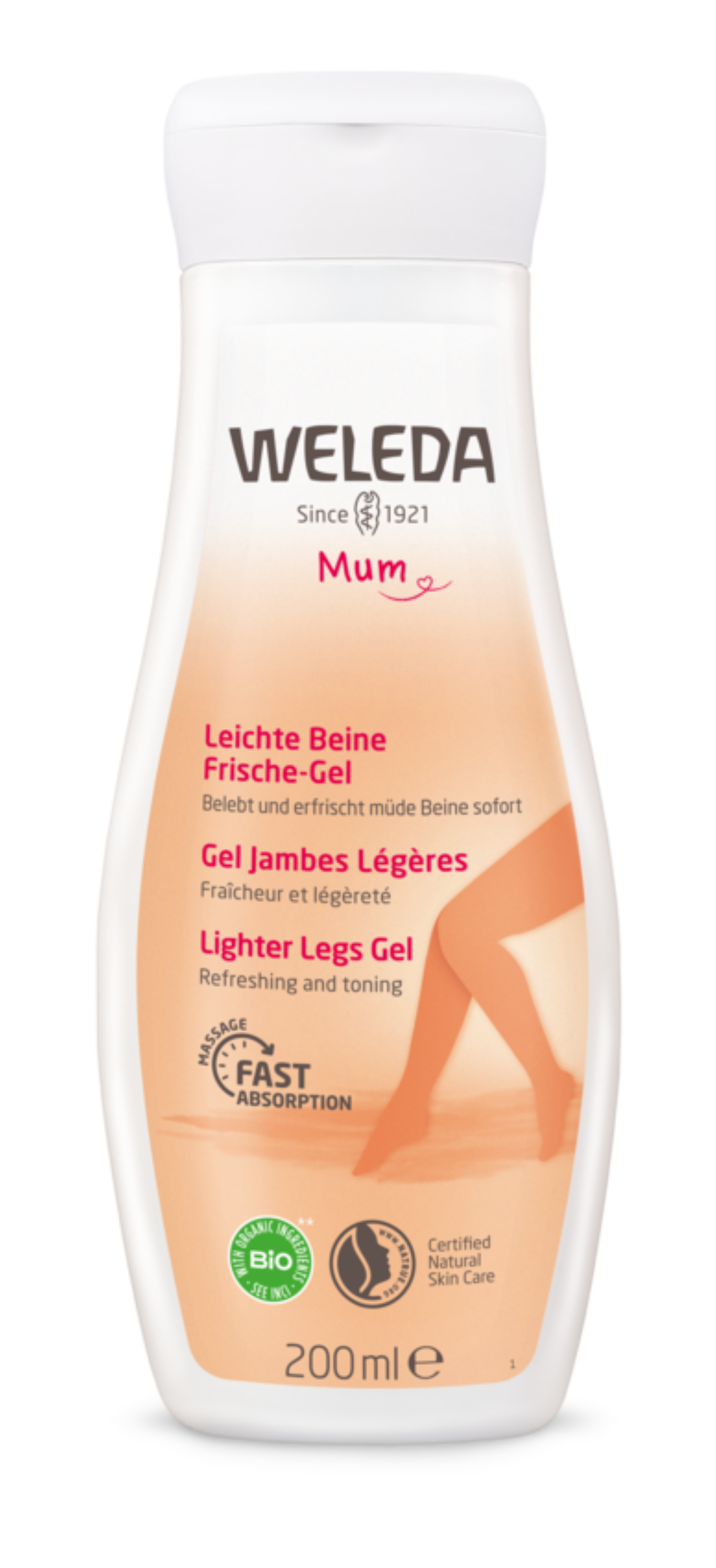 Gel Jambes Légères Weleda Le Flacon De 200ml