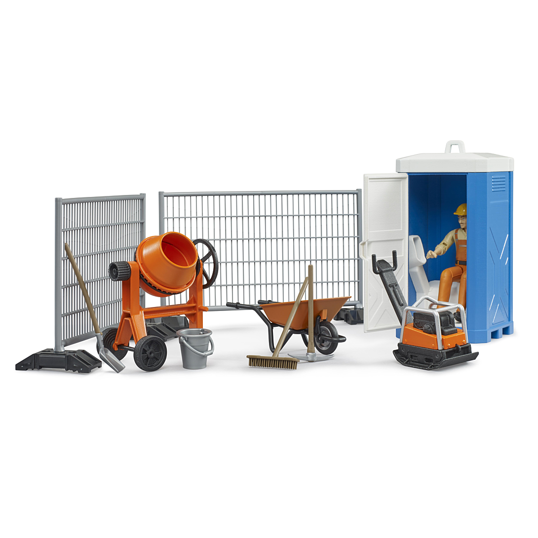 Coffret Chantier bworld avec figurine et accessoires