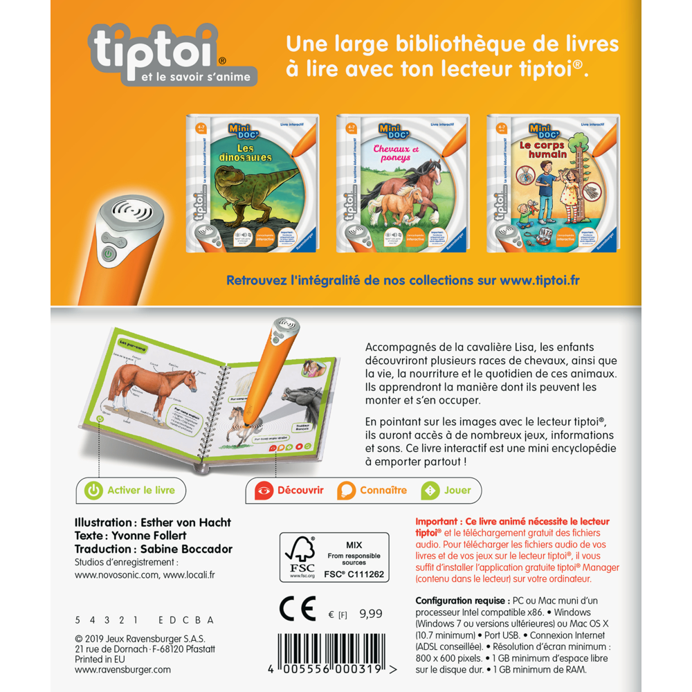tiptoi® - Mini Doc' - Chevaux et poneys