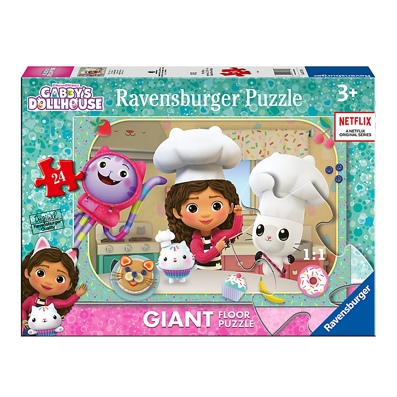 Puzzle Géant 24 pièces : Gabby' dollhouse : La cuisine de Gabby Ravensburger France - vue 2