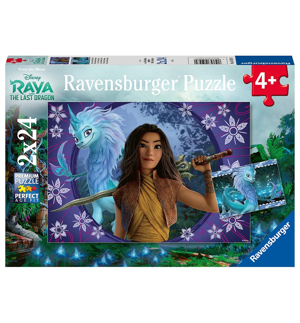 Puzzle 2 x 24 pièces : Sisu le dernier dragon Ravensburger France - vue 2