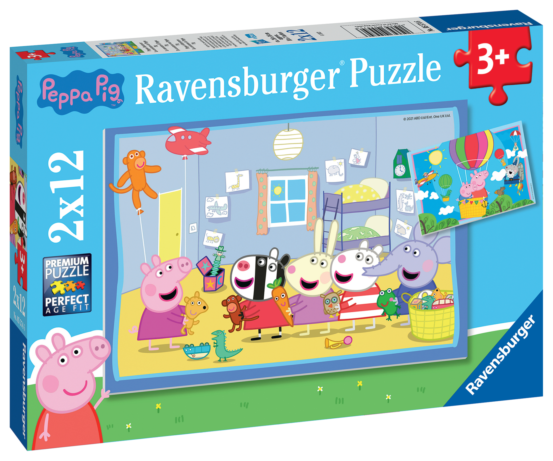 Puzzles 2x12 p - Les aventures de Peppa Pig
