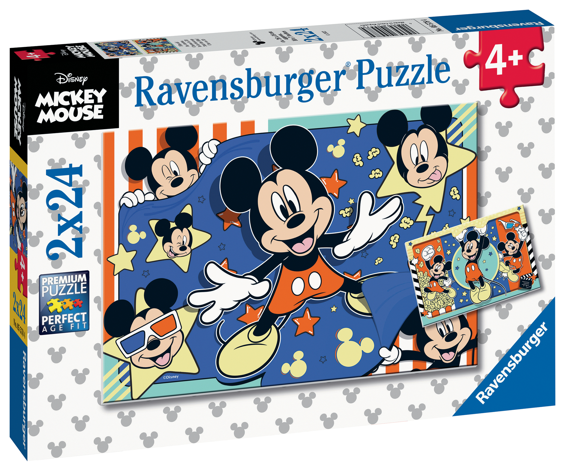Puzzles 2x24 p - Au cinéma / Disney Mickey Mouse