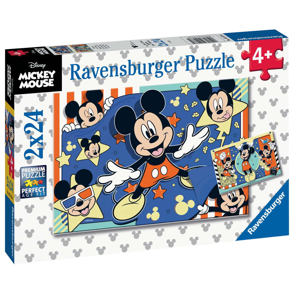 Puzzles 2x24 p - Au cinéma / Disney Mickey Mouse