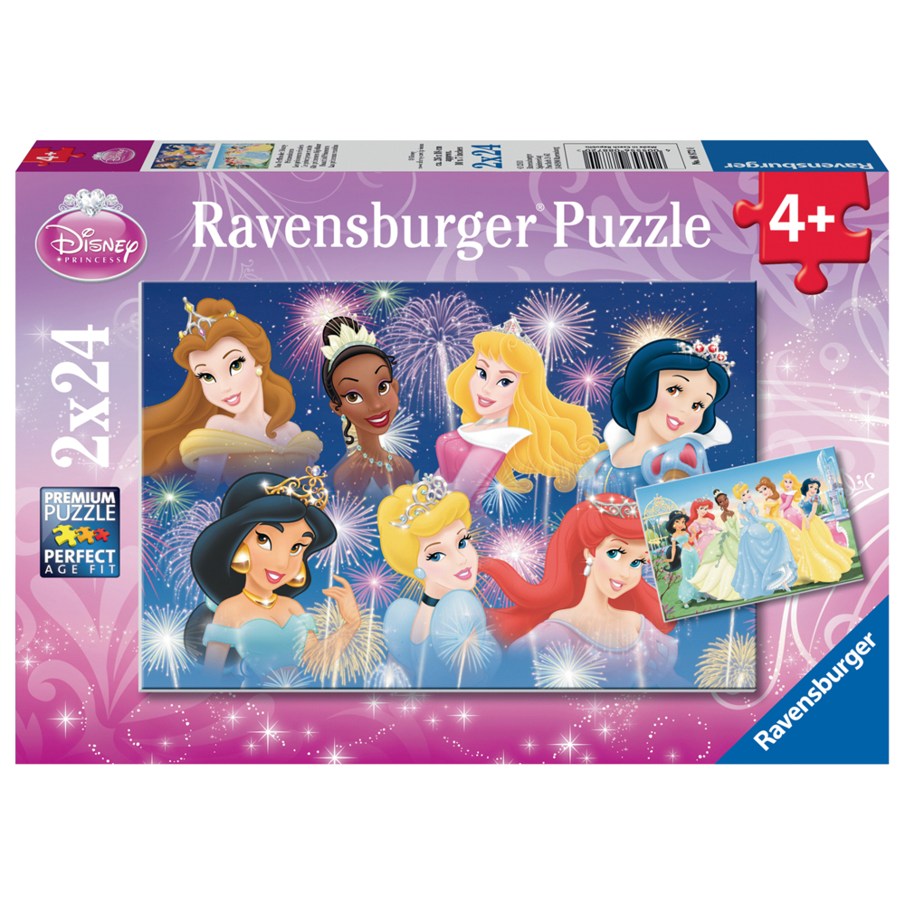 Puzzles 2X24 P - Les Princesses Réunies / Disney Princesses - Princess