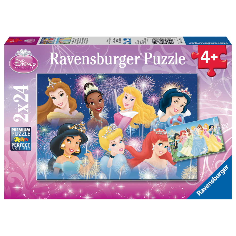 Puzzles 2X24 P - Les Princesses Réunies / Disney Princesses - Princess