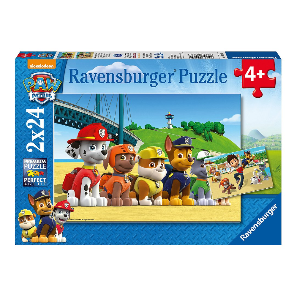 Puzzles 2x24 p - Chiens héroïques / Pat'Patrouille