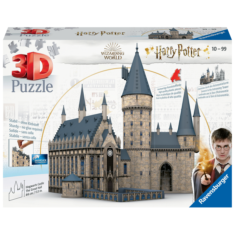 Puzzle 3D Château De Poudlard - La Grande Salle / Harry Potter - Wb: Harry Potter