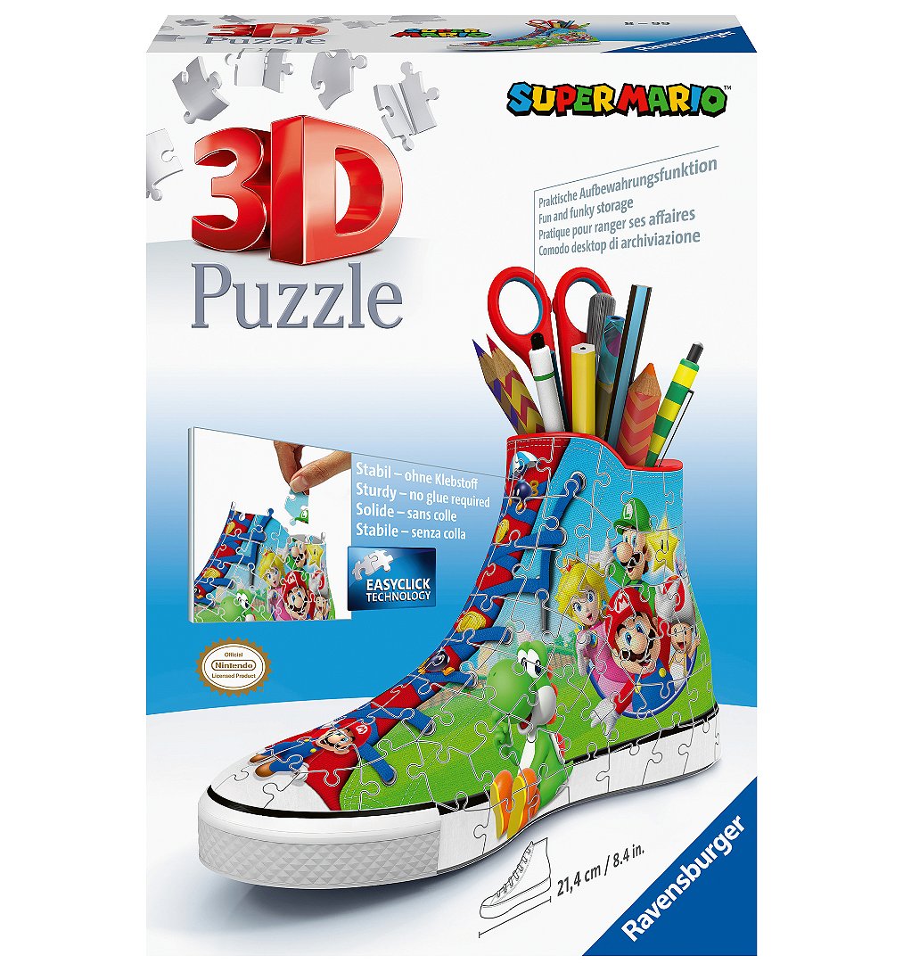 Puzzle 3D Sneaker - Super Mario - Super Mario