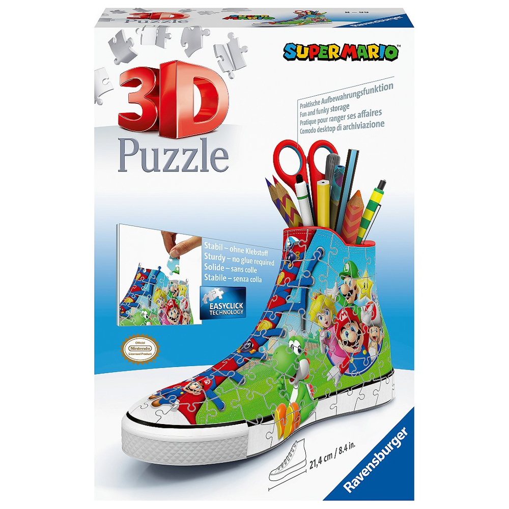 Puzzle 3D Sneaker - Super Mario - Super Mario