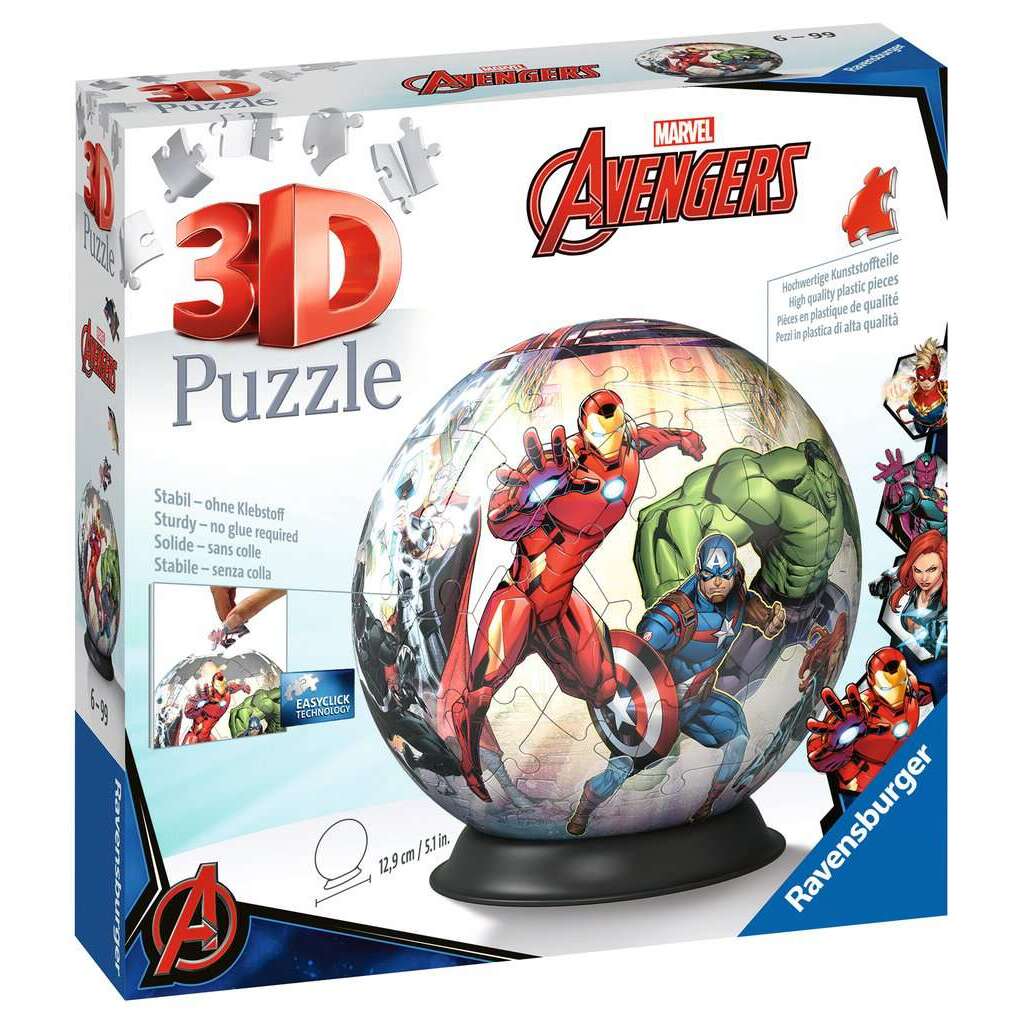 Puzzle 3D Ball 72 P - Marvel Avengers - Avengers