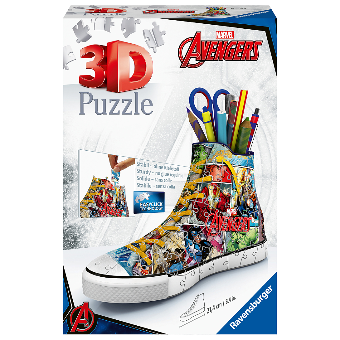 Puzzle 3D Sneaker 108 pièces : Marvel Avengers Ravensburger France