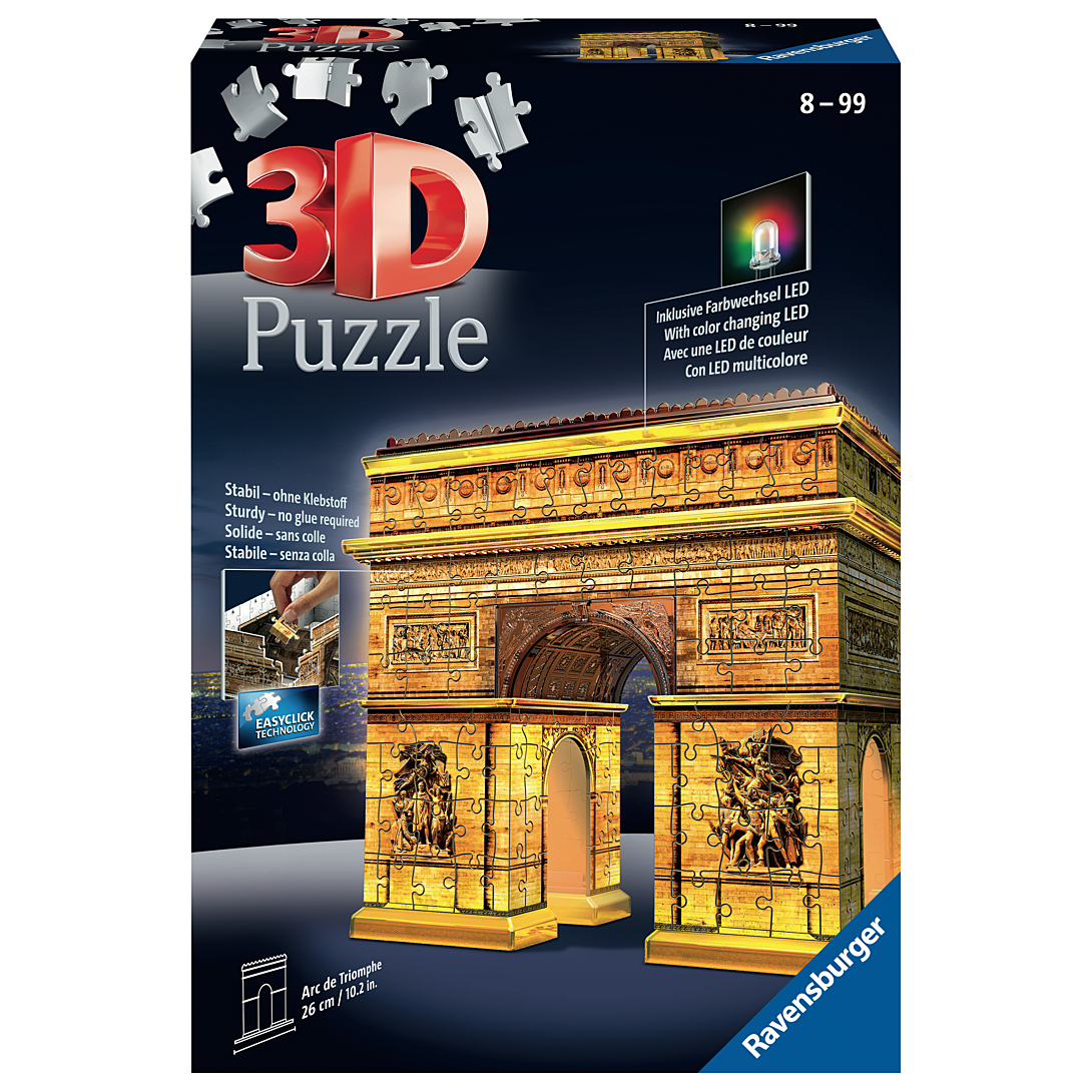 Puzzle 3D Arc De Triomphe Illuminé