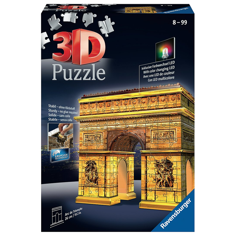 Puzzle 3D Arc De Triomphe Illuminé