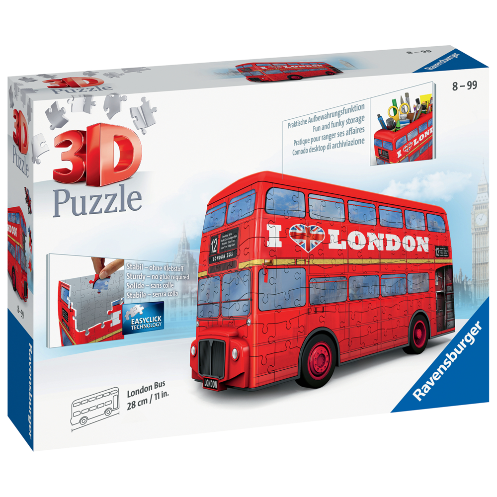 Puzzle 3D Bus Londonien