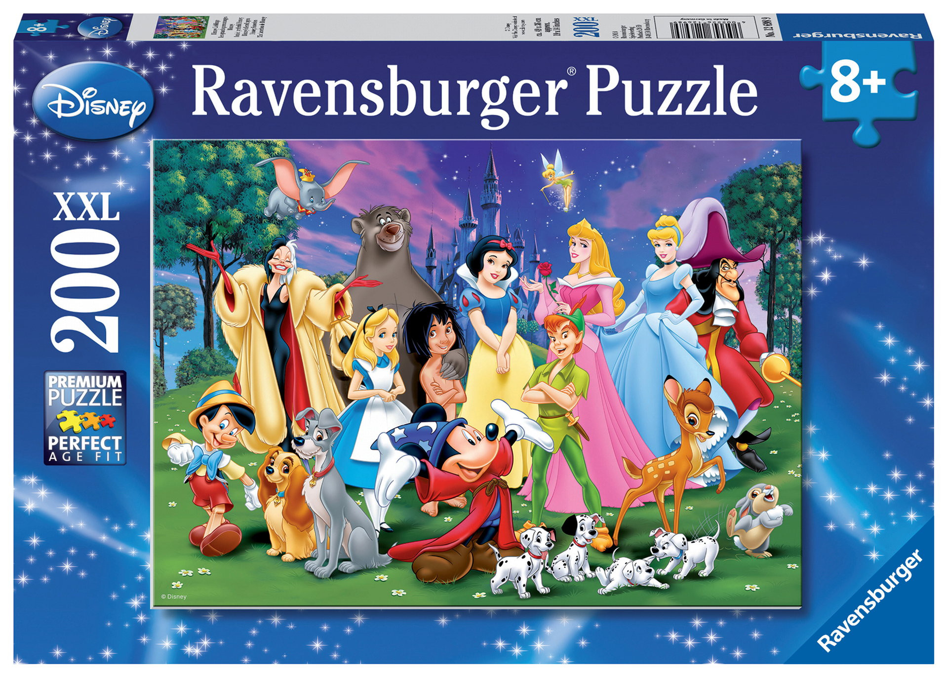 Puzzle 200 P Xxl - Les Grands Personnages Disney - Disney Classics