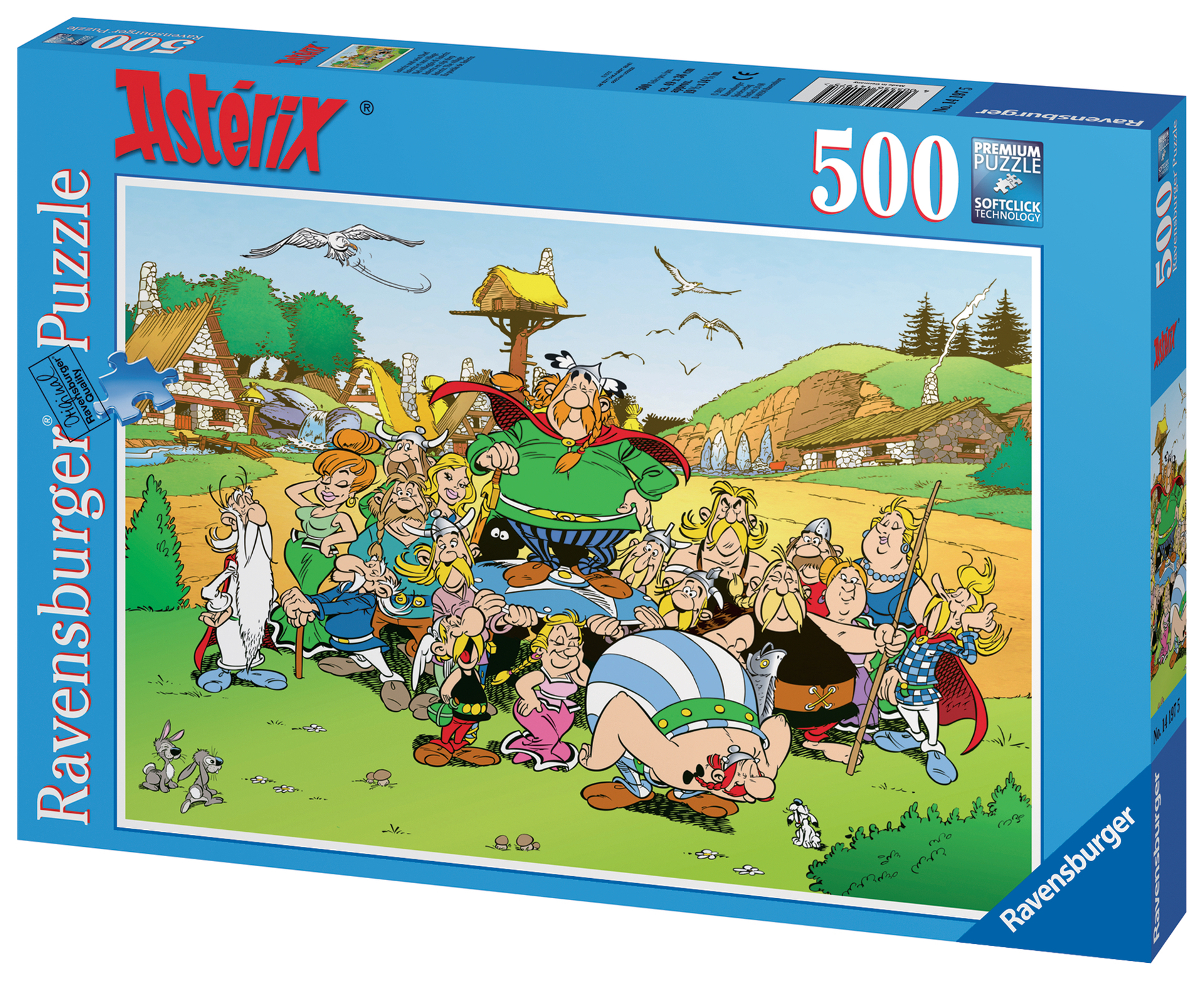 Puzzle 500 p - Astérix au village