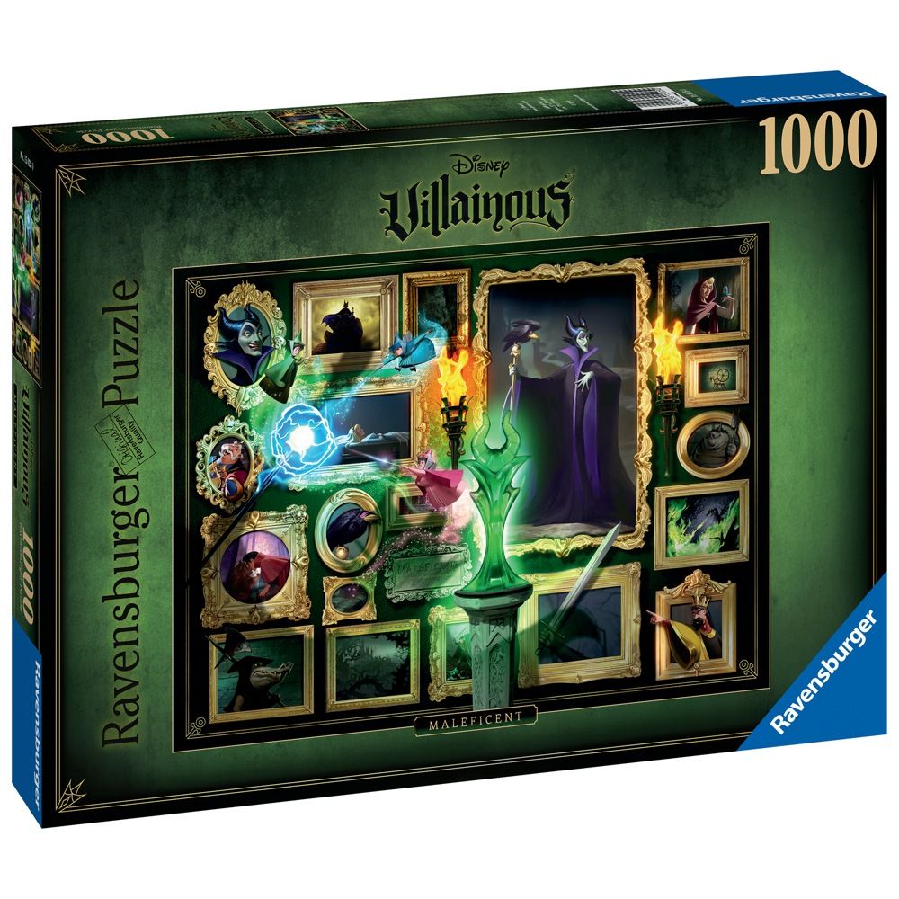 Puzzle 1000 p - Maléfique (Collection Disney Villainous)
