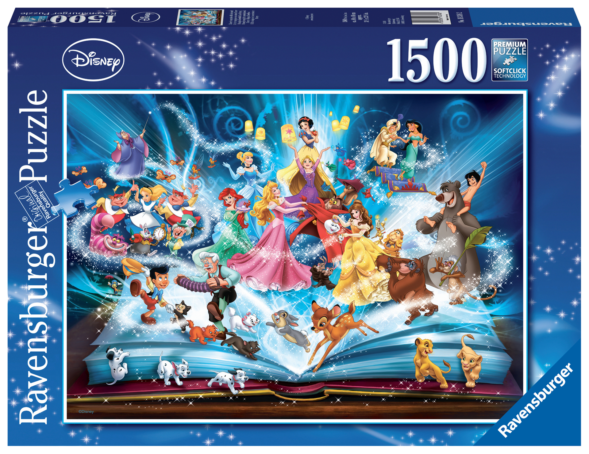 Puzzle 1500 P - Le Livre Magique Des Contes Disney - Disney Classics