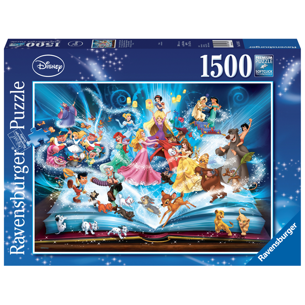 Puzzle 1500 P - Le Livre Magique Des Contes Disney - Disney Classics