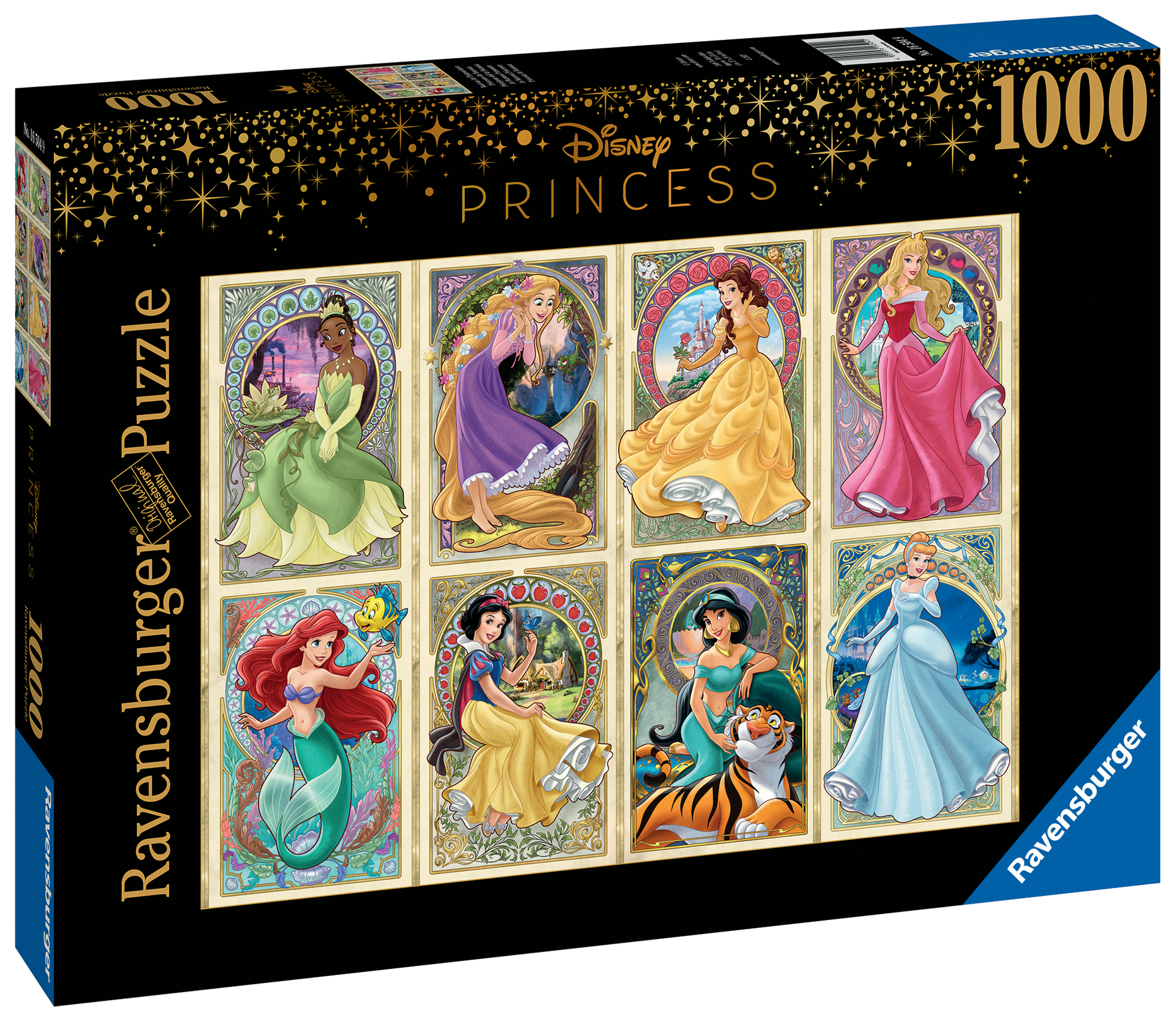 Puzzle 1000 P - Disney Princesses Art Nouveau - Princess
